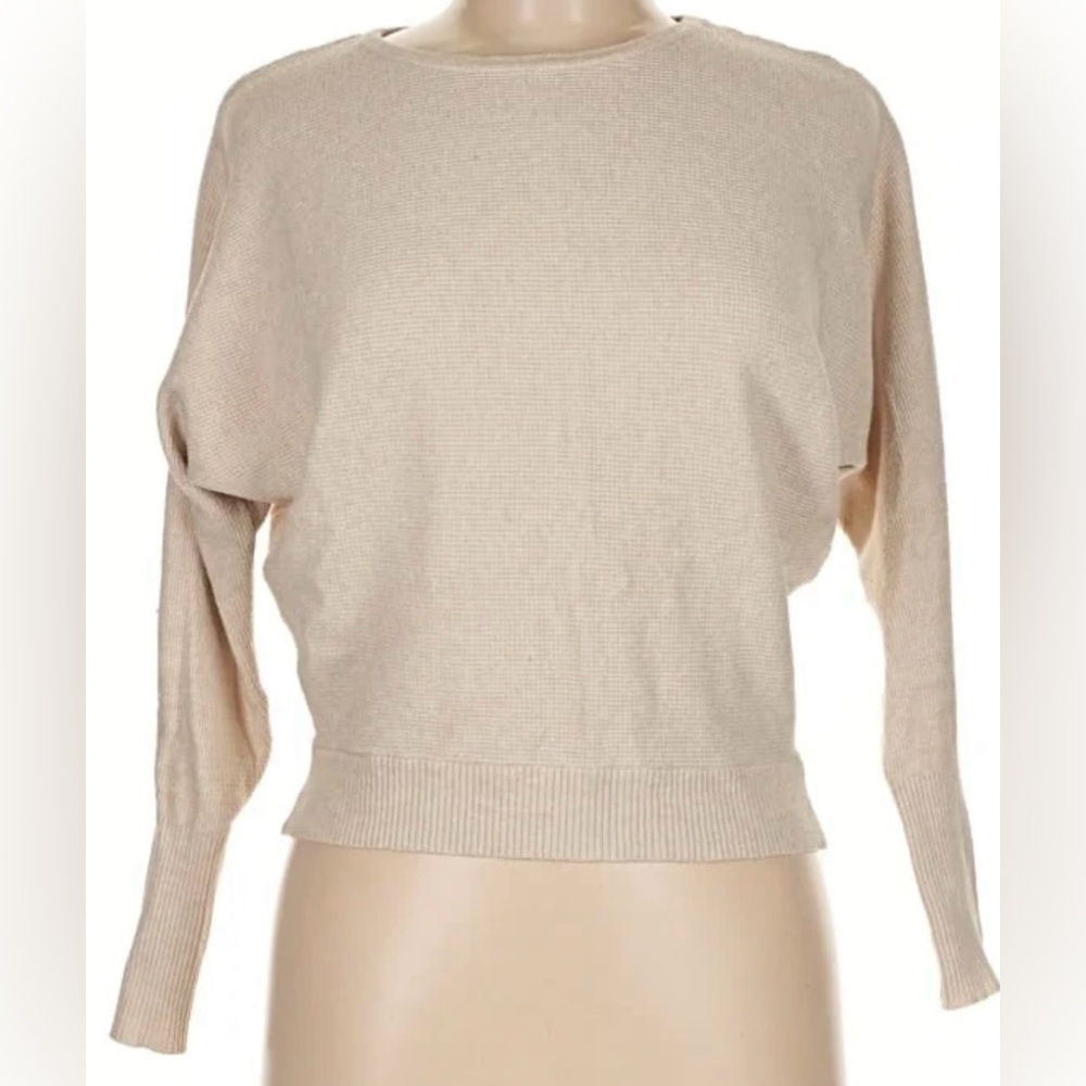 T Tahari Dolman Sleeve Sweater Light Beige